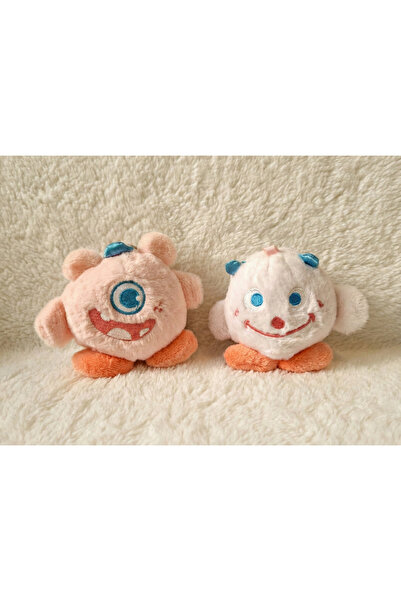 hesperides 2-piece cheerful monster figurine keychain