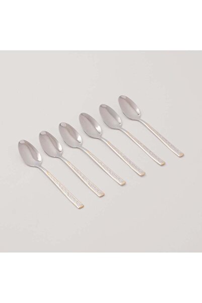 Pentola Stainless Steel Tea Spoon Set 6pcs with Mirror Polish 2.5mm