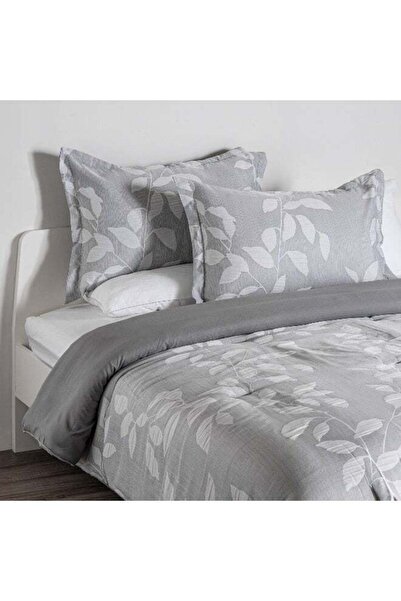 Cottage 3Pcs Jacquard Super King Comforter Set 260*250Cm, Grey
