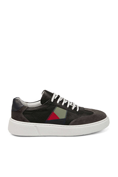 Tergan Siyah Hakiki Deri Erkek Sneaker - E25I1AY57310-A41