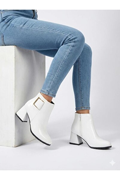 Rimex Kadın Klasik Topuklu Bilek Bot – Günlük ve Şık Kullanım