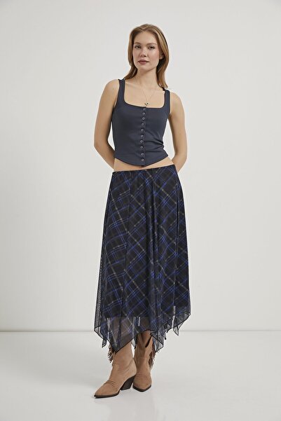 Arma Life ARMALIFE 10563 FUSTĂ DE TUL PENTRU FEMEI CU DETALII CU MODEL ȘI CĂP...