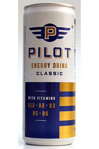 Pilot مشروب الطاقة الكلاسيكي 250 مل، عبوة من 24 قطعة