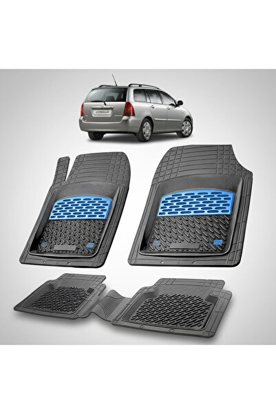 TEAMCAR Ελαστικά πατάκια αυτοκινήτου τύπου δίσκου συμβατά με Toyota Corolla E...