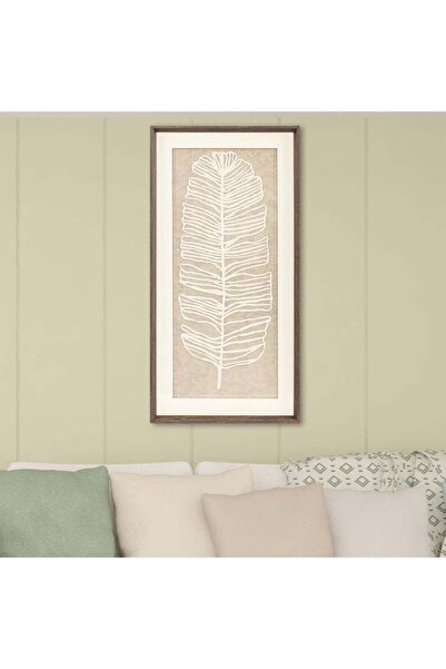 homez Linen Art Painting in a Glass Frame