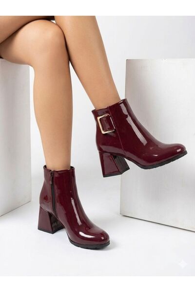 Rimex Kadın Klasik Topuklu Bilek Bot – Günlük ve Şık Kullanım