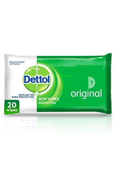 Dettol Original Antibacterial Skin Wipes, 20 wipes