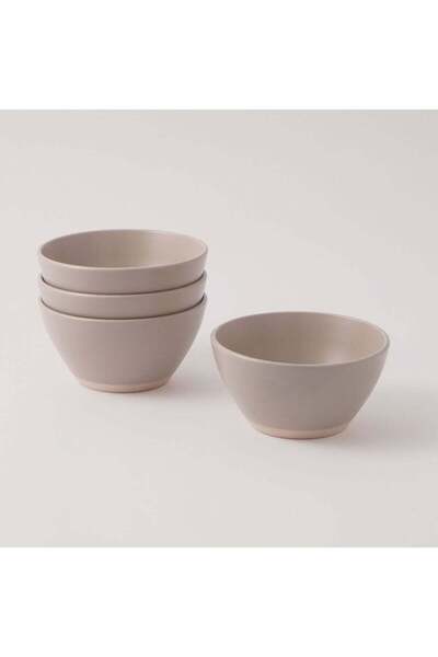 LA MESA 4pcs porcelain bowl set, beige