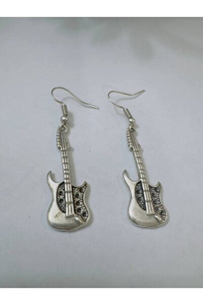Yuchicly Instrument Formed Metal Dangle Earrings – Detailed Body Design