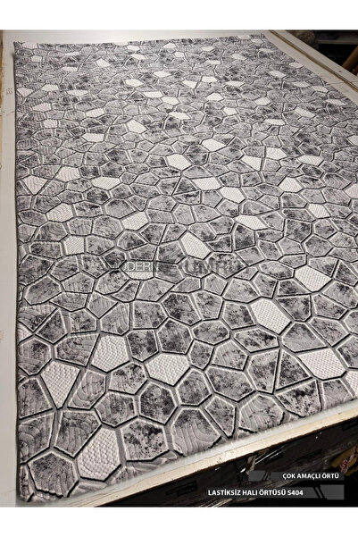 Zümrüt Ev Tekstil Lastiksiz Kaymaz Halı Örtüsü – Desenli, Yıkanabilir, Halı K...