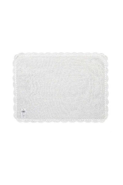 Boutique Blanche White Cotton Bathmat 60x90 Cm