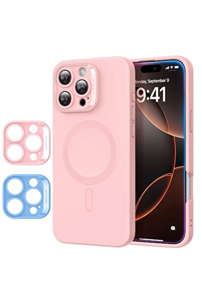 ESR Set Carcasă + Grile pentru Cameră pentru Apple iPhone 16 Pro Max, Magneti...