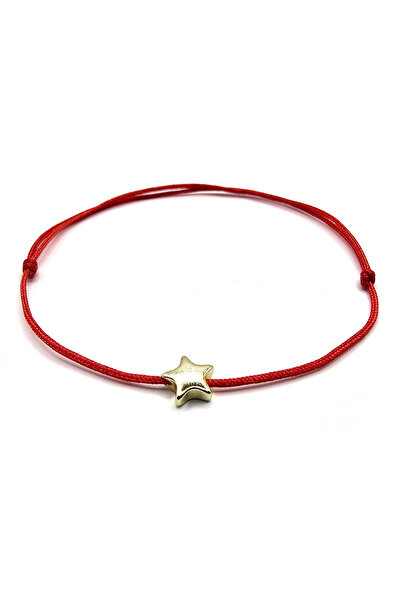 Lexy's Boutique Adjustable Martisor Bracelet, Hematite Star