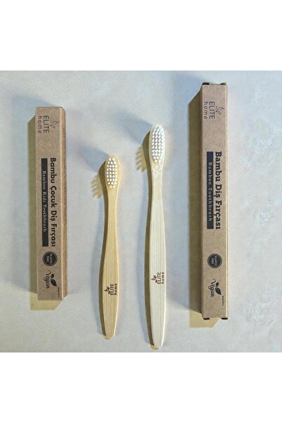 The Elite Home Bamboo Toothbrush Family Set