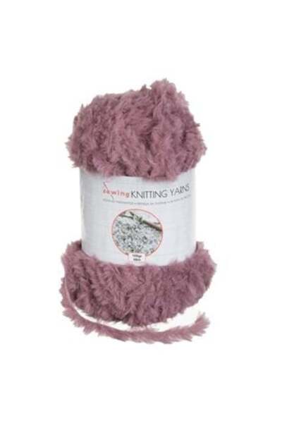 SHOPIENS Puffy Knitting Yarn Purple 100 g