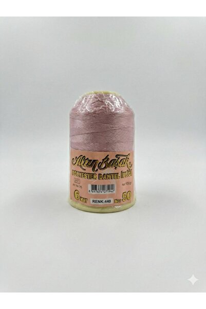 Altınbaşak Altın Başak Polyester Dantel Ipliği 6kat 100 Gr NO:50 RENK NO:440 ...