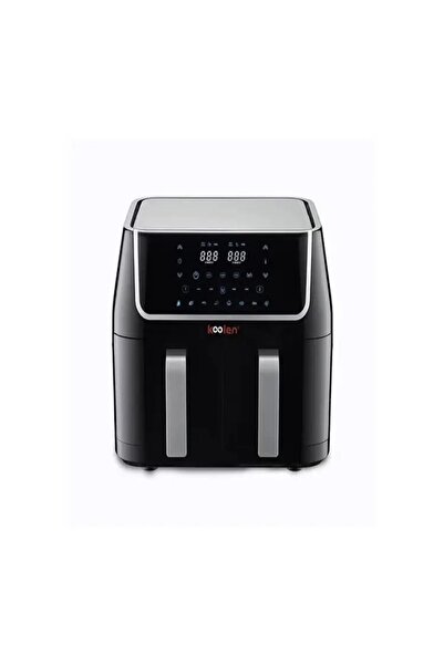 Koolen Oil-Free Fryer 10 Liters Double - Black with Silver