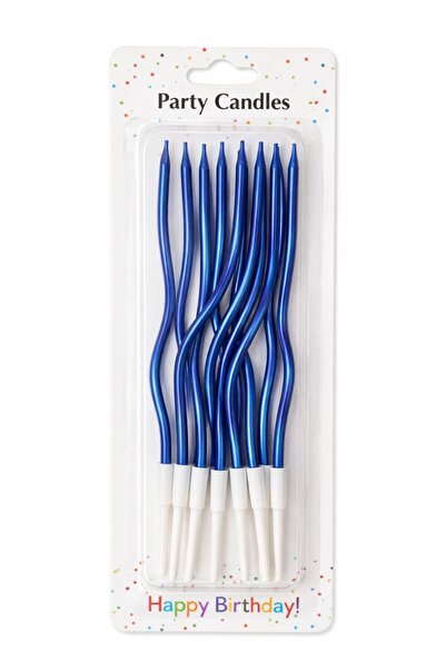 Vivian Fireworks Group Lumânări Aniversare Răsucite din Parafină, Set 12 Bucă...