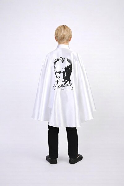 NACAR STORE 23 Nisan 19 Mayıs 29 Ekim Kız Erkek Atatürk Baskılı Pelerin Göste...