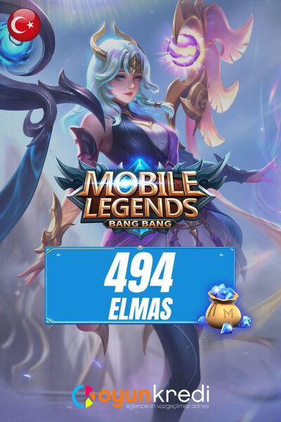 oyunkredi Mobile Legends 494 Elmas TR