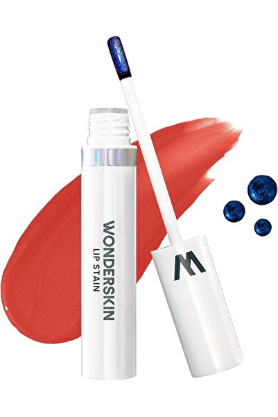 Wonderskin أحمر شفاه سائل قابل للتقشير، لون وردي يدوم طويلاً، مقاوم للماء ولا...