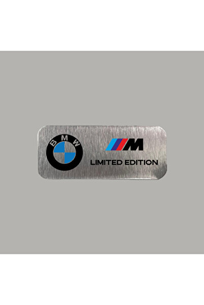 CRF BMW M Limited Edition Metal Etiket 3x7 cm Arkası Yapışkanlı 1 Adet