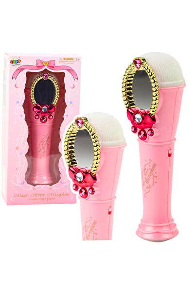 Three top online Oglindă magică cu microfon USB MP3, lumini, sunete roz
