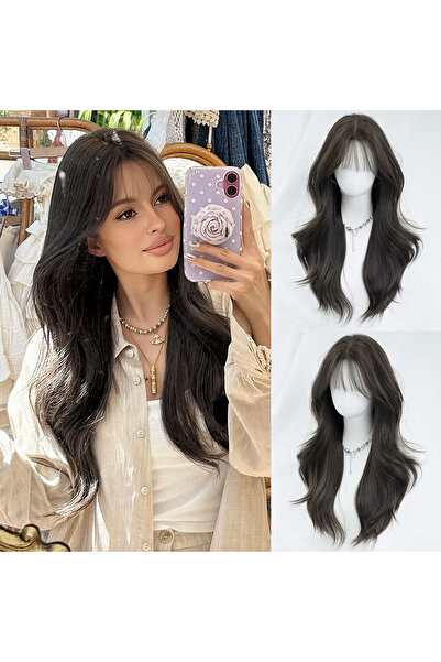 REMY HAİR Doğal Siyah Dalgalı Peruk