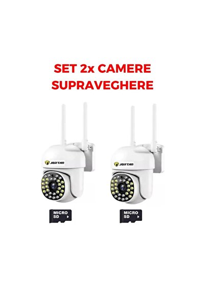 Jortan Pachet 2 X Camera De Supraveghere Jortan, JT-8161QJ, 2 CARDURI DE MEMO...