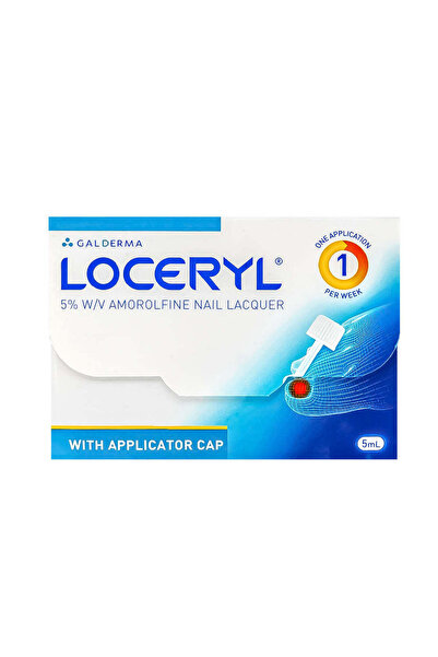 LOCERYL Galderma 5% Amorolfine Nail Lacquer, 1 Pack