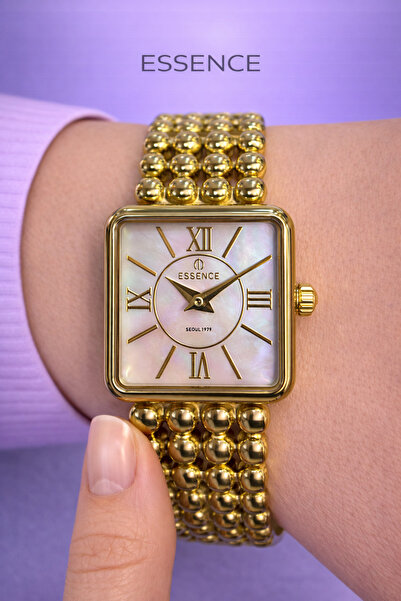 Essence Kadın Kol Saati Altın Kaplama Bilek Modeli