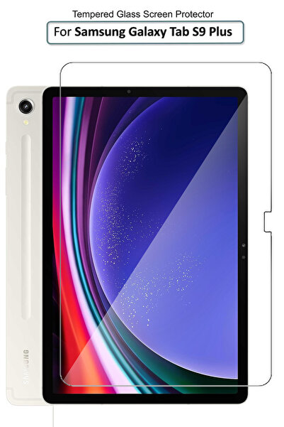 Generic Samsung Galaxy Tab S9 Plus 12.4 inch - Premium Tempered Glass Screen ...
