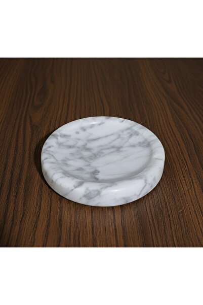 BMK MERMER Mermer Kül Tablası, Mermer Küllük, Küllük, Kül Tablası (Çap 13 cm)