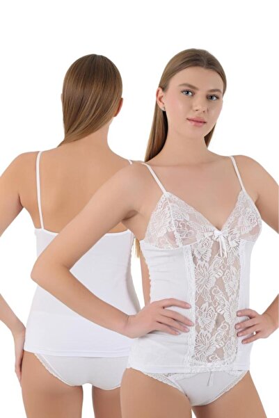 CNT Γυναικείο Σετ Νυχτικό με Δαντέλα και Σλιπ Αθλητικού Τύπου – Κομψότητα και...