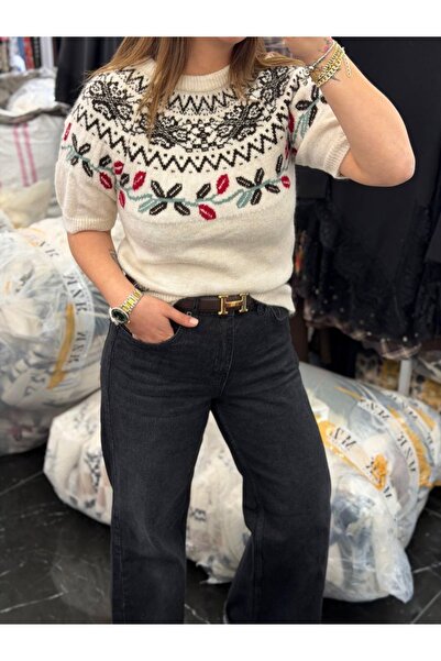 KRL TSRM Şık Tasarım Triko Bluz