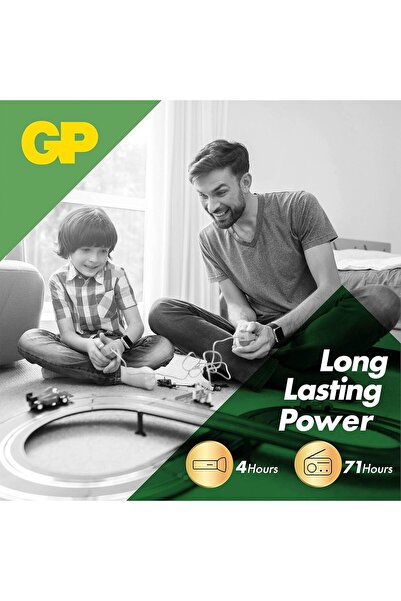 GP Super Alkaline AAA Batteries LR03 1.5V Micro Size | Pack of 4