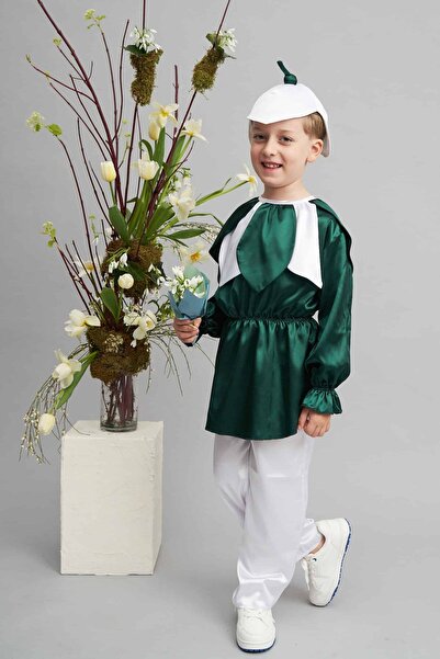 Andreeatex 3-piece satin boy's party costume with Snowdrop collar, from 3 to ...