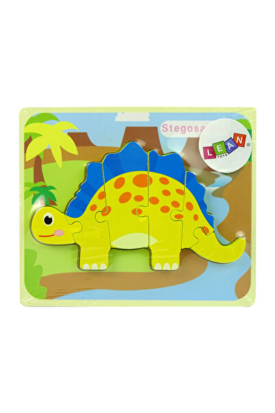 Three top online Wooden Puzzle Dinosaur Stegosaurus Yellow