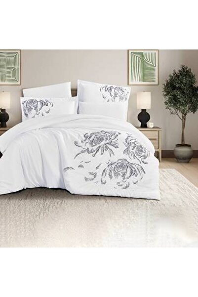 Pazar Home Bedding Rose Bazaar Home Embroidered Single Bedspread Set of 4 Pie...