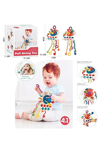 Vardem Duyusal Montessorı Oyuncaklar 4 İn 1 - Standart Standart