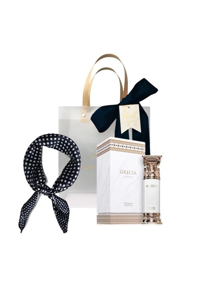 FRENCH AVENUE Grecia White Set, Eau de Parfum, Γυναικείο, 100 ml + Σατέν Κασκ...