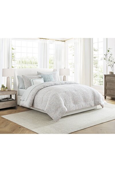 Bee Home فانيلا ملتي | طقم لحاف مزدوج 9 قطع