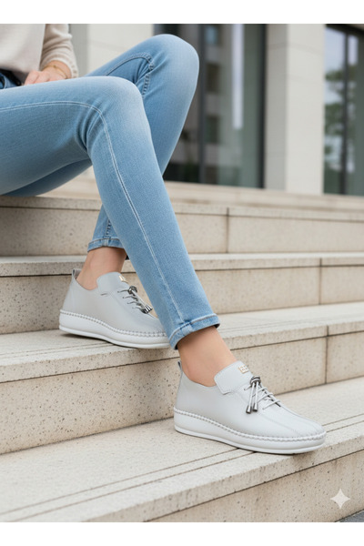 oflamaz Women's Shoes, Ballet Flats, Hand-Stitched, Soft Inside, Comfortable,...