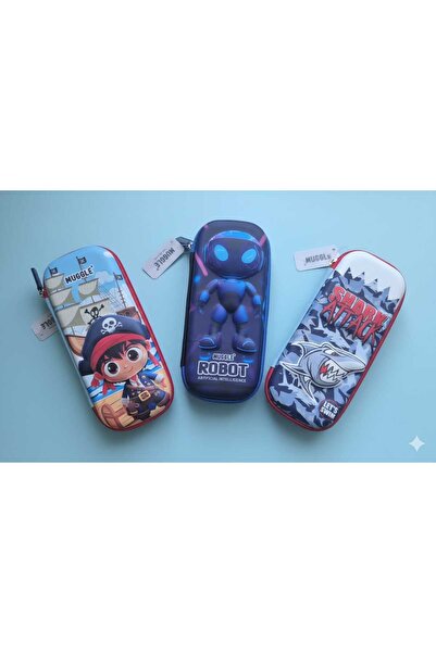 ALPA STORE Muggle 3D рельєфний міцний пенал для олівців Пенал великої місткос...