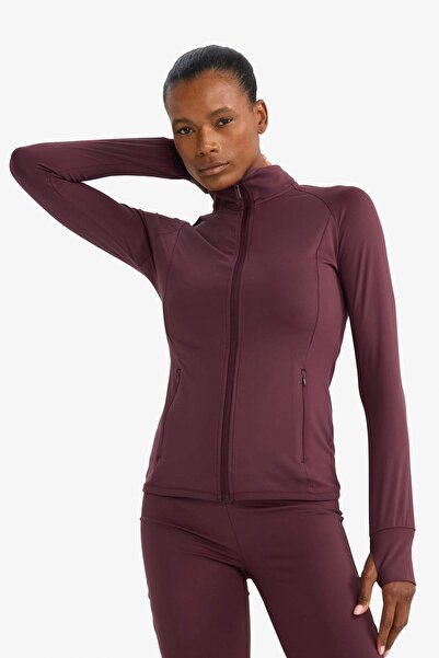 DeFacto Women's Sweat B3985Ax/Bn277 Lt Brown