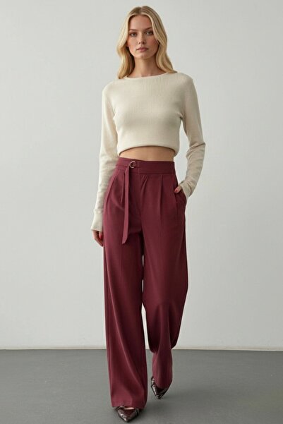Cistern İstanbul Women's Belt Detailed Trousers