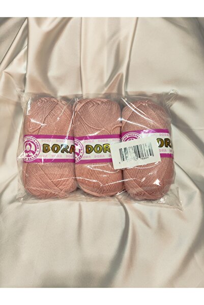 Ören Bayan DORA Açık Pembe El Örgü İpi (3 Adet) - Renk: 001