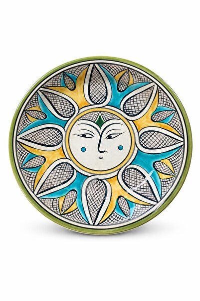 GÜNEŞ DESENLİ UMAY ANA SELÇUKLU KASE ( 16 CM )