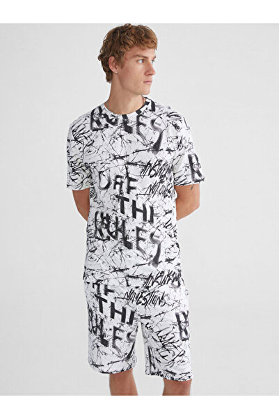 LC Waikiki Timeless Clothing & Timeless Choices Zero Roba Collar Printed Comb...