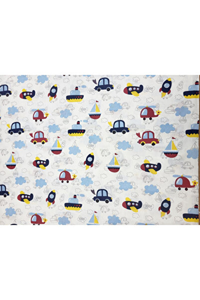 Nichiduta Blue cars children's bed sheet 120x60 cm made of cotton with elasti...